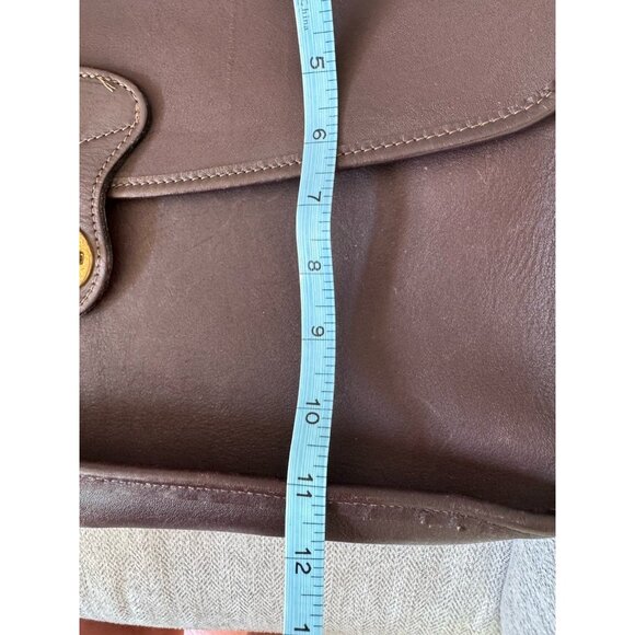 Jack Georges Leather Messenger Bag VTG Shoulder Briefcase Brown Travel Casual - Picture 16 of 16